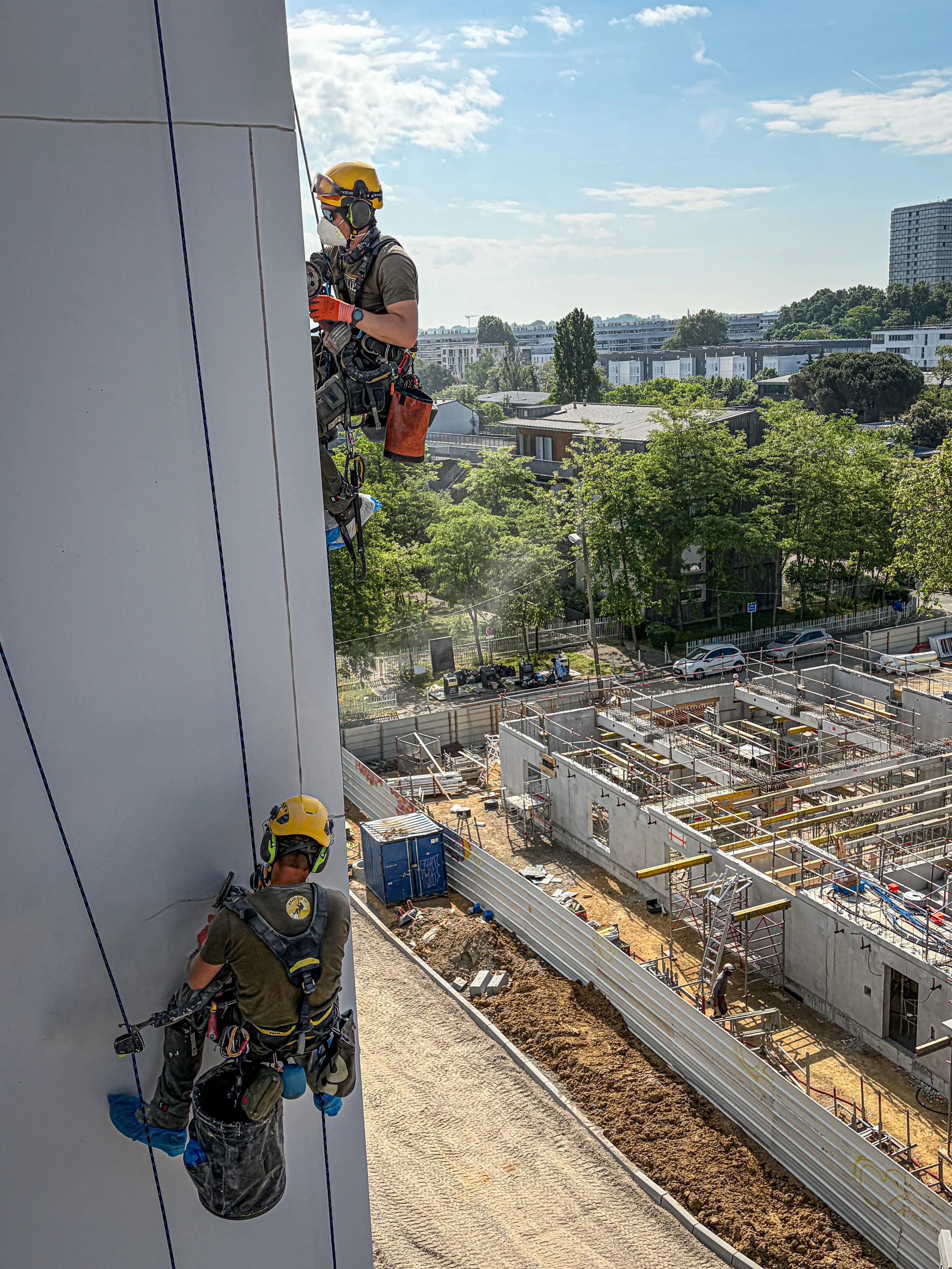 Intervention de cordistes MS Access pour traiter, pas masquer chez EIFFAGE à Lormont (bâtiment) – 2